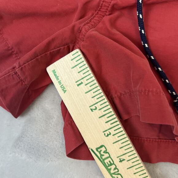 VTG Abercrombie Fitch Board Shorts Womens XS Red Surf Skate Y2K Nautical Beach - Picture 8 of 11